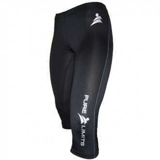 Čern&eacute; tr&eacute;ninkov&eacute; 3/4 kalhoty Pure Limits