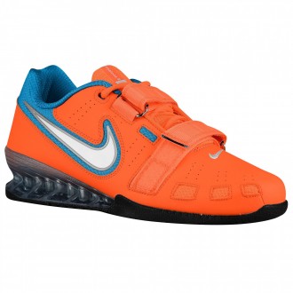Pánské boty Nike Romaleos 2 Weightlifting Shoes - oranžová / modrá