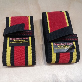 Wrist Wrap Titan Signature Gold 50 cm extreme hard