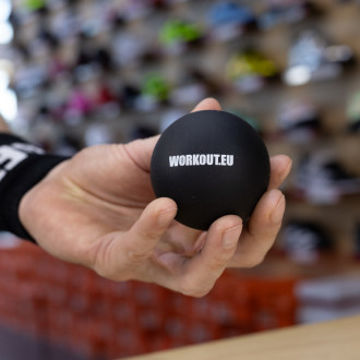 Mas&aacute;žn&iacute; m&iacute;ček Lacrosse ball WORKOUT - čern&yacute;