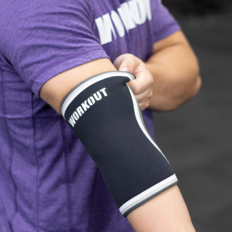 Neoprenov&yacute; chr&aacute;nič / band&aacute;ž lokte WORKOUT - 5 mm (1 kus)