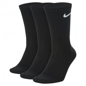 Tr&eacute;ninkov&eacute; ponožky Nike Everyday Lightweight 3 p&aacute;ry čern&eacute;