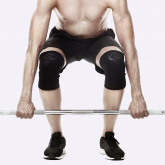 Bandáž kolene Rehband RX - 7 mm - carbon