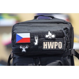 Nášivka HWPO metalická stříbrná - lesk