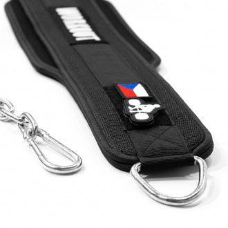 Opasek na závaží s řetězem - dip belt WORKOUT