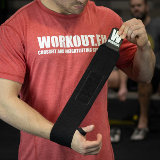 Band&aacute;že z&aacute;pěst&iacute; WORKOUT - čern&yacute;