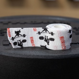 Set 8 ks Thumb Hookgrip tape WORKOUT - 7 m (bílá)