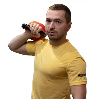 Tréninkové tričko WORKOUT - žlutá