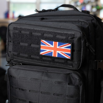 Nášivka anglické vlajky se suchým zipem 7 x 5 cm