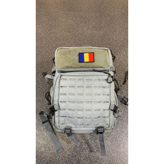 Nášivka rumunské vlajky se suchým zipem 7 x 5 cm