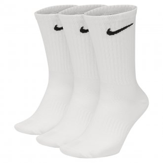 Tr&eacute;ninkov&eacute; ponožky Nike Everyday Lightweight 3 p&aacute;ry b&iacute;l&eacute;