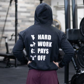 Pánská mikina WORKOUT HWPO - černá