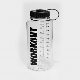 L&aacute;hev na pit&iacute; WORKOUT 1000 ml - průhledn&aacute;