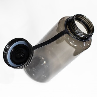 Láhev na pití WORKOUT 1000 ml - tmavě šedá