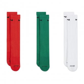 Tréninkové ponožky Nike white/green/orange