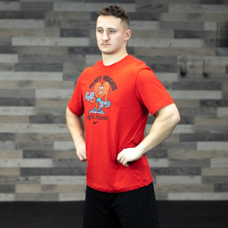 Pánské tričko Heavy weights Light Hearts - červené