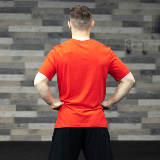 Pánské tričko Heavy weights Light Hearts - červené