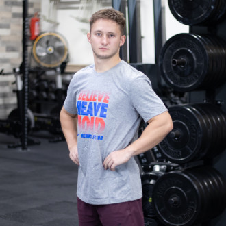 Pánské tričko Nike Believe Heave Hold - šedé light