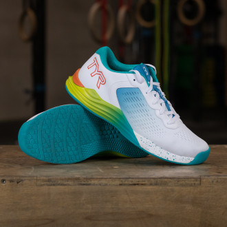 Tr&eacute;ninkov&eacute; boty na CrossFit TYR CXT-1 - White/Turquoise