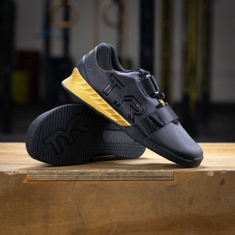 Vzpěračsk&eacute; boty TYR Squat University L-1 Lifter - čern&aacute;/zlat&aacute;