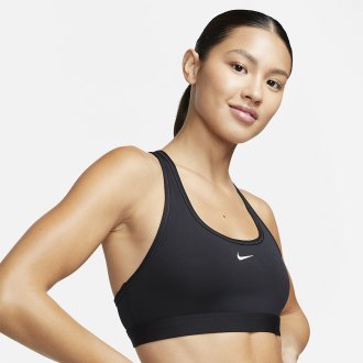 D&aacute;msk&aacute; sportovn&iacute; podprsenka Nike Swoosh - čern&aacute;