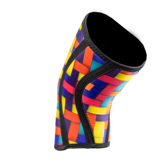 Bandáž kolene WORKOUT 5 mm - pár - multicolor