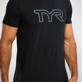 P&aacute;nsk&eacute; tričko TYR Ultrasoft Lightweight Tri Blend Tech Tee - black