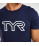 Pánské tričko TYR Ultrasoft Lightweight Tri Blend Tech Tee - blue
