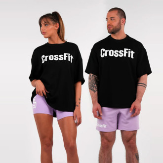 Unisex tričko CrossFit Smurf oversized Northern Spirit čern&eacute;