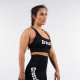 Dámská podprsenka CrossFit khi medium - černá