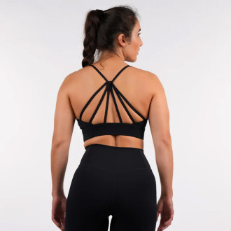 Dámská podprsenka CrossFit khi medium - černá