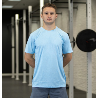 P&aacute;nsk&eacute; sportovn&iacute; tričko WORKOUT - modr&eacute;