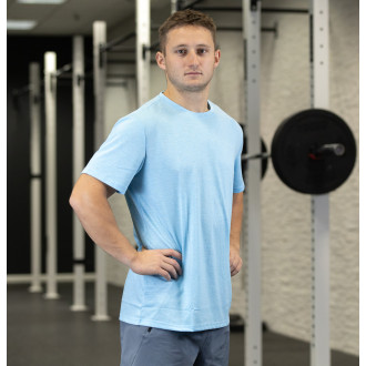 Pánské sportovní tričko WORKOUT - modré