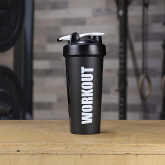 Shaker WORKOUT 600 ml - čern&yacute;
