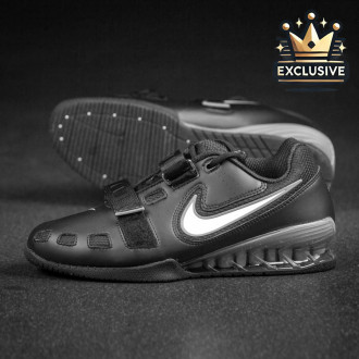 P&aacute;nsk&eacute; boty Nike Romaleos 2 - Black / Silver unik&aacute;tn&iacute;