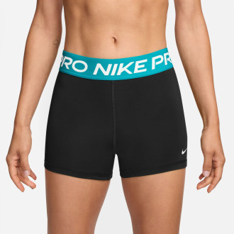 D&aacute;msk&eacute; funkčn&iacute; &scaron;ortky Nike Pro černo tyrkysov&eacute;