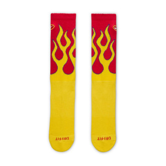 Ponožky Nike Everyday Plus - žluto červené