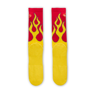 Ponožky Nike Everyday Plus - žluto červené