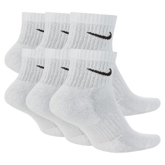 Ponožky Nike Everyday Cushioned - 6 párů - bílé