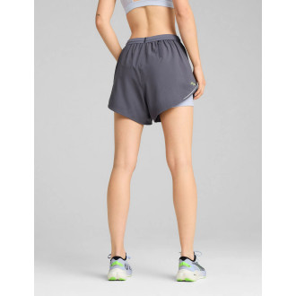 Dámské šortky Puma Hyrox Ultraweave 2-in-1 šedé