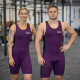 Vzpěračský dres WORKOUT 2.0 classic unisex - burgundy