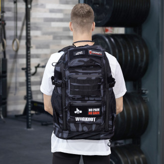 Fitness batoh Goli&aacute;&scaron; WORKOUT - 50 l - camo