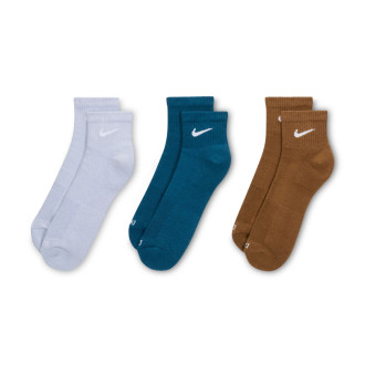 Ponožky Nike Everyday Plus Ankle - 3 páry Ghost Moss Wood