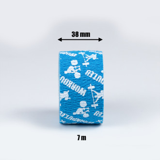 Thumb Hookgrip tape WORKOUT úzká - délka 7 m (modrá)