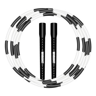 Kor&aacute;lkov&eacute; &scaron;vihadlo WORKOUT - nastaviteln&eacute; - čern&eacute;