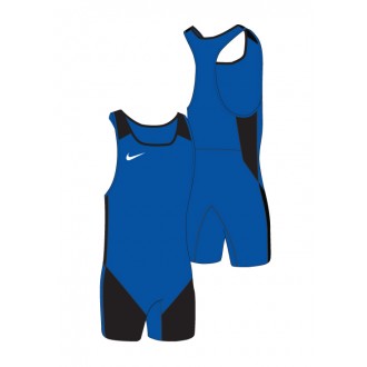 Pánský trikot Nike Weightlifting Singlet – Blue/Black- DOPRAVA ZDARMA