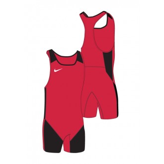 Pánský trikot Nike Weightlifting Singlet - Red/black- DOPRAVA ZDARMA