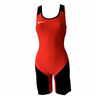 Dámský trikot Nike Weightlifting Singlet red/black- DOPRAVA ZDARMA