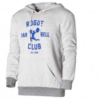 Pánská mikina Rogue Barbell Club 2.0 white- DOPRAVA ZDARMA