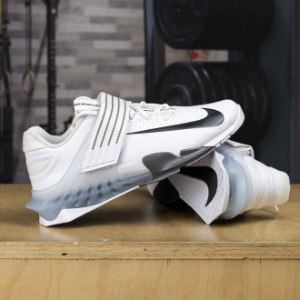 Vzpěračské boty Nike Savaleos - White/Black-Iron Grey- DOPRAVA ZDARMA